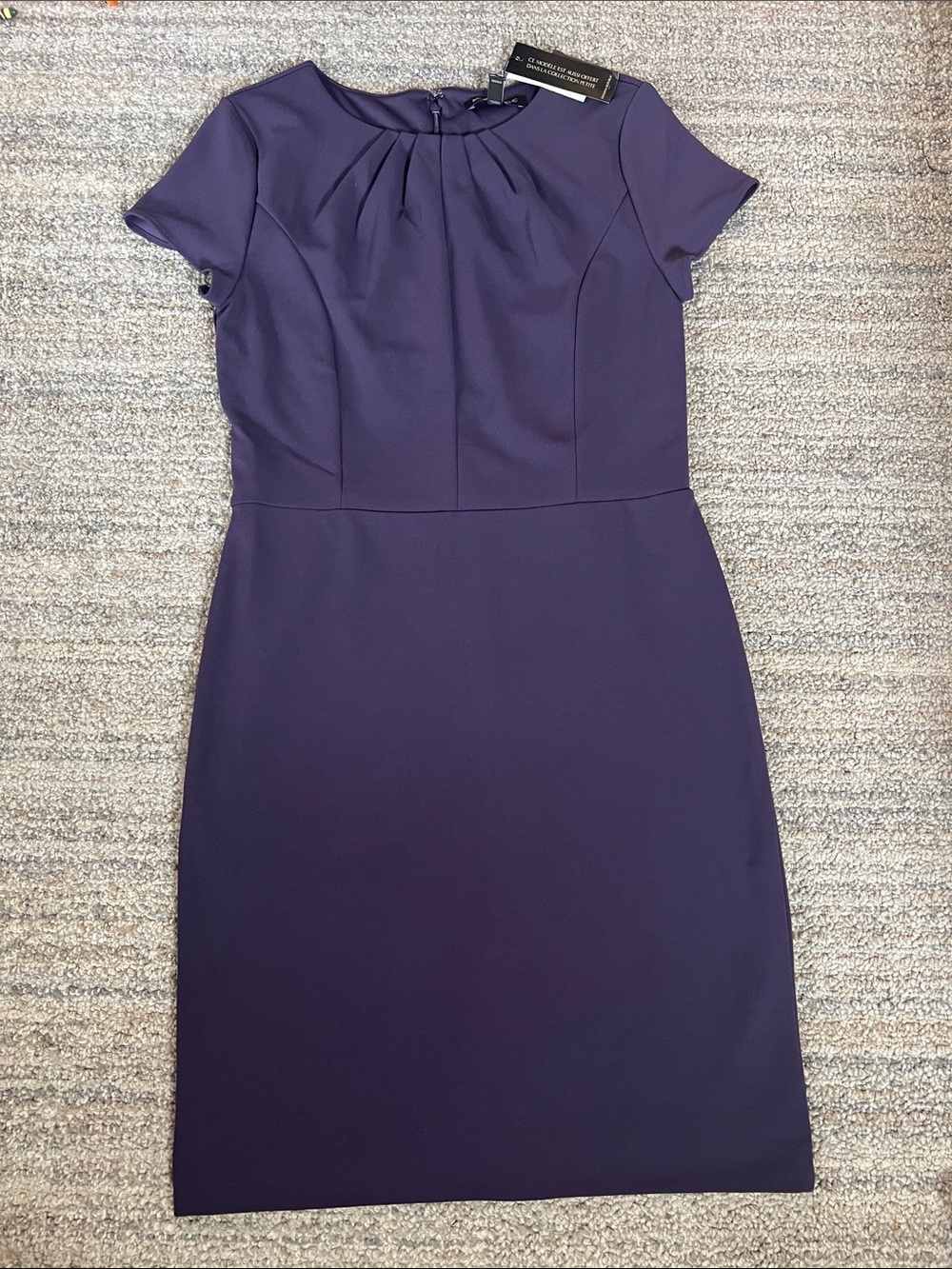 Banana Republic Midi Sheath Dress in Deep Purple